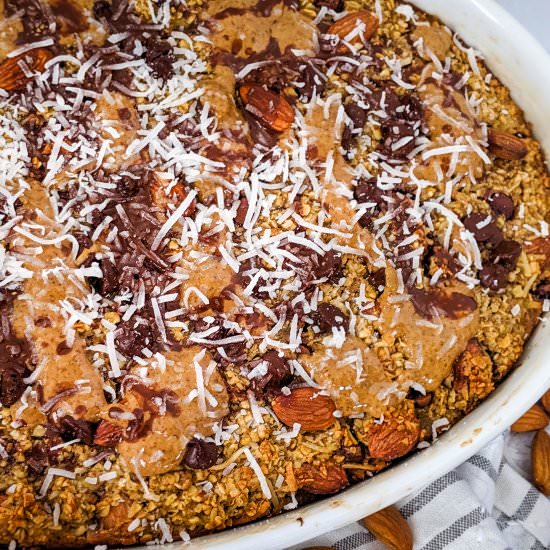 Almond Joy Baked Oatmeal