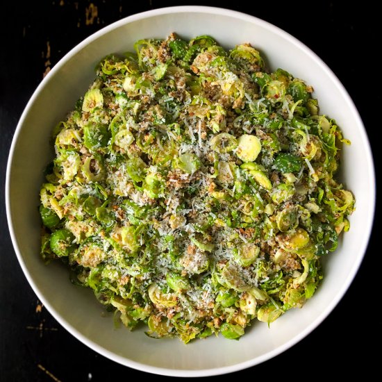 Brussels Sprout Caesar Salad