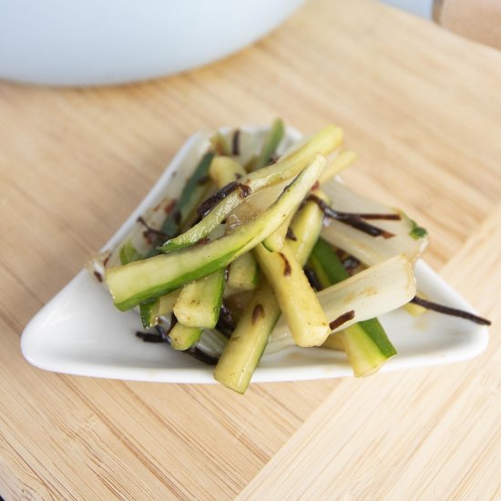 Plum shio kombu pickled pak choi