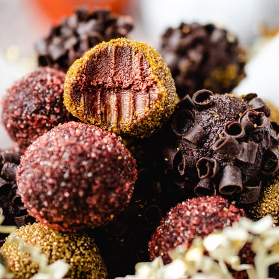 Chocolate Pumpkin Truffles