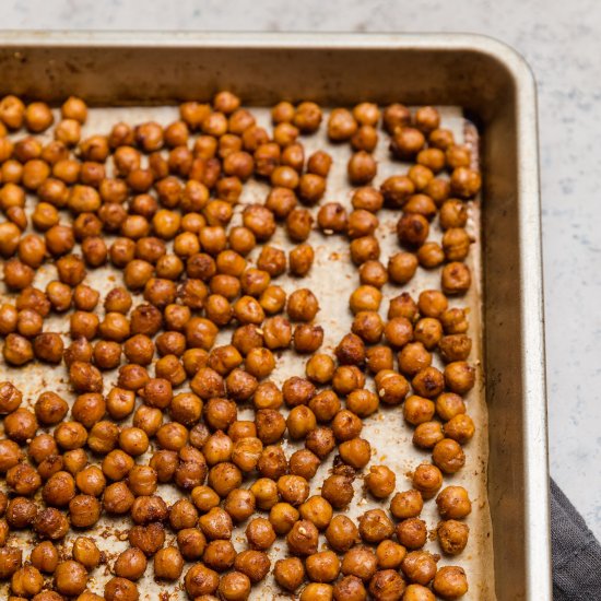 how to roast chickpeas