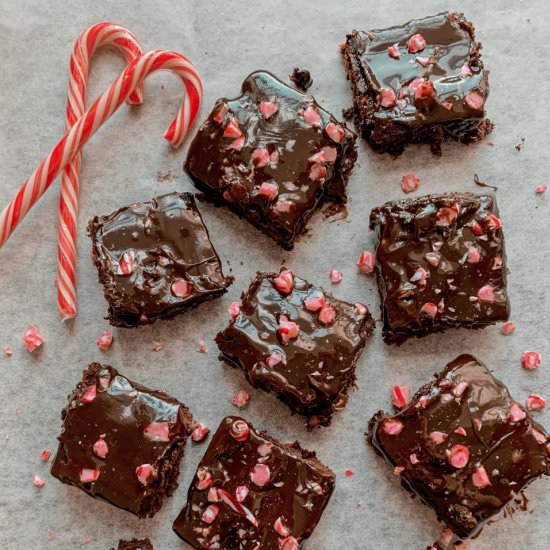 Mint Vegan Brownies