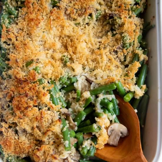 Fresh Green Bean Casserole