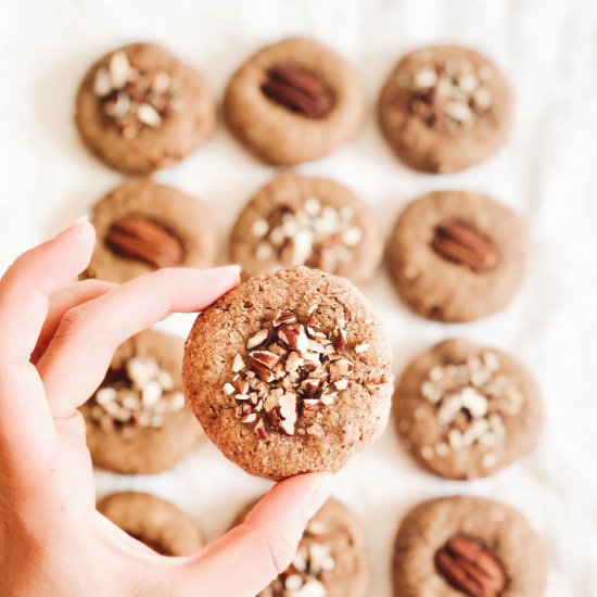 Vegan Pecan Butter Cookies