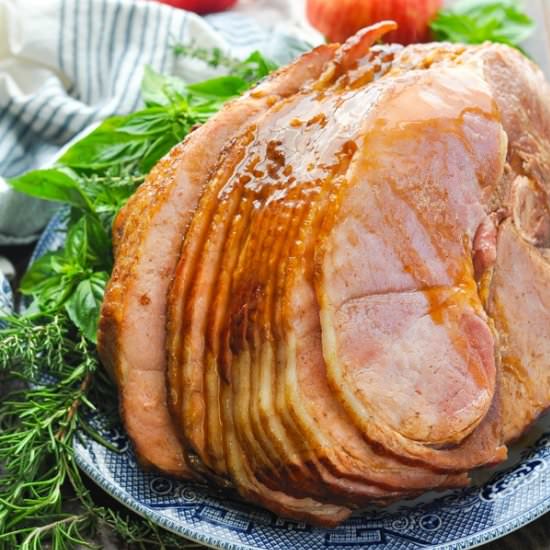 Crock Pot Ham with Cola Glaze