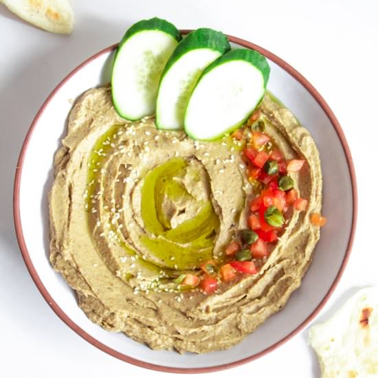 Roasted Garlic Eggplant Dip