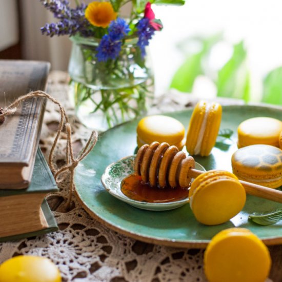 Lavender Honey French Macarons