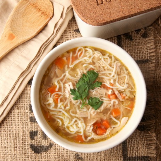 Low Carb Chicken Noodle Soup