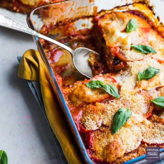 Aubergine Parmigiana