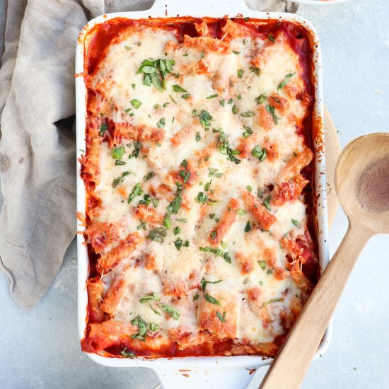 weeknight baked ziti