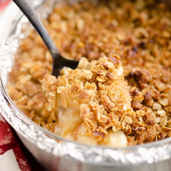 Crispy Pressure Cooker Apple Crisp