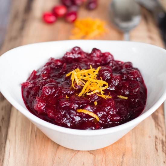 Cranberry Orange Sauce