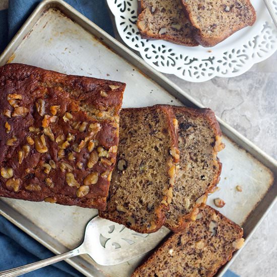 Banana Bread with Applesauce