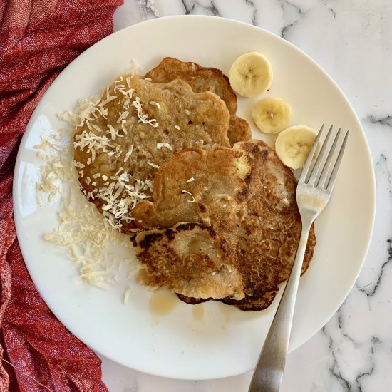 Banana Coconut Pancake