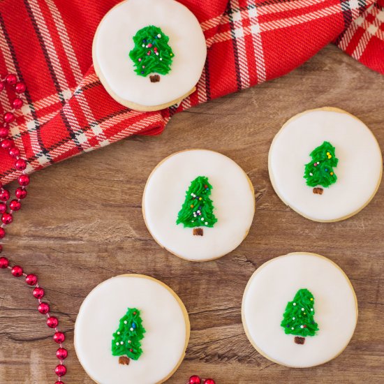 Easy Christmas Tree Cookies Recipe