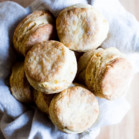 Easy Sourdough Biscuits