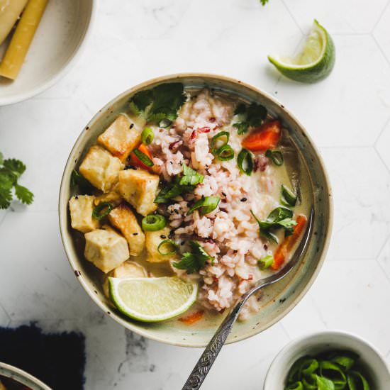 lemongrass & ginger coconut soup