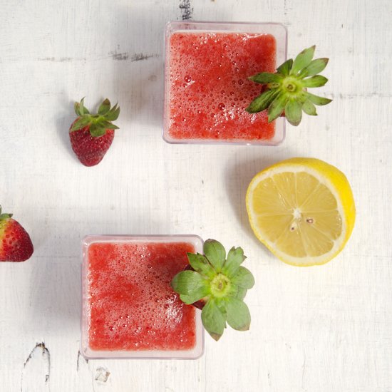 Strawberry Lemonade Slushies