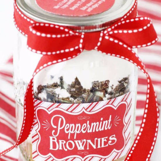 Peppermint Brownies