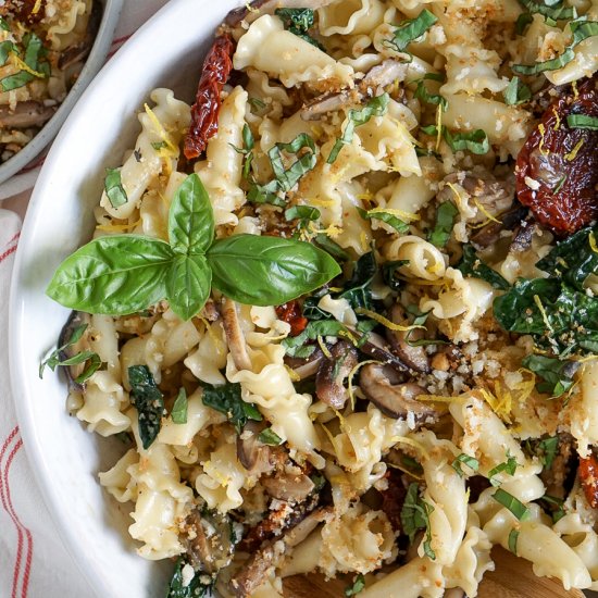 Creamy Tuscan Kale Campanelle