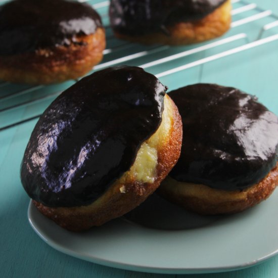 Boston cream donuts