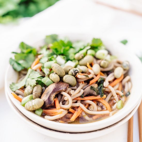 30-Minute Soba Noodle Broth Bowls