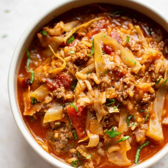 cabbage roll soup