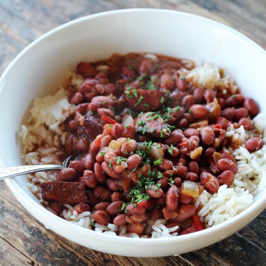 Crockpot Red Beans and Rice