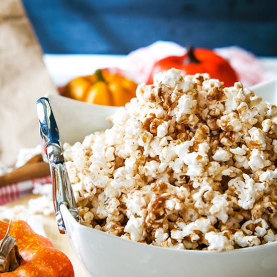 Pumpkin pie & chocolate popcorn