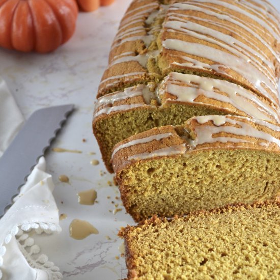 Pumpkin Bread with Maple Icing