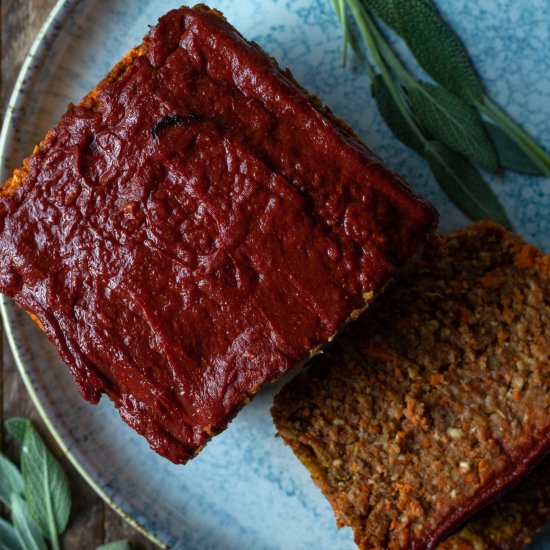 Lentil and Carrot Meatloaf