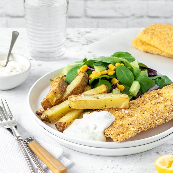 Polenta Crumbed Fish