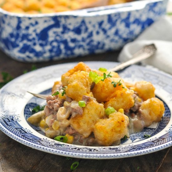 Tater Tot Cowboy Casserole