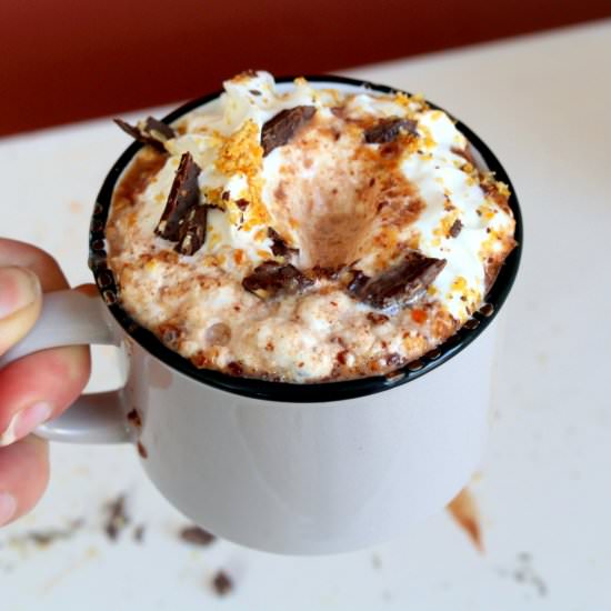 Lindor Hazelnut Hot Chocolate