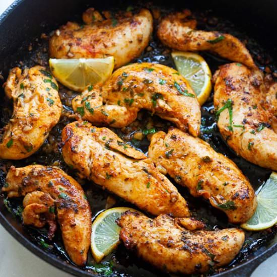 Garlic Butter Chicken Tenders