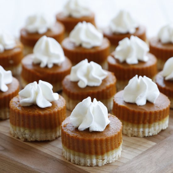 Vegan Pumpkin Pie Bites