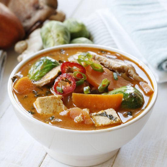 Vegan Sweet Potato & Kale Curry