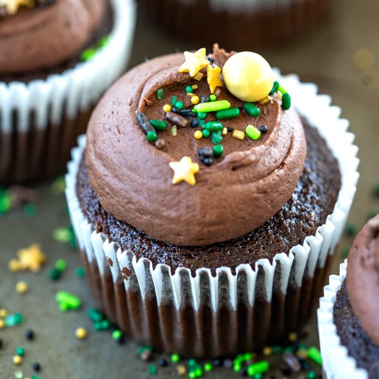 Chocolate Mayonnaise Cupcakes