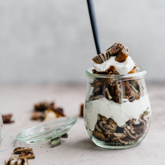 chocolate babka parfaits