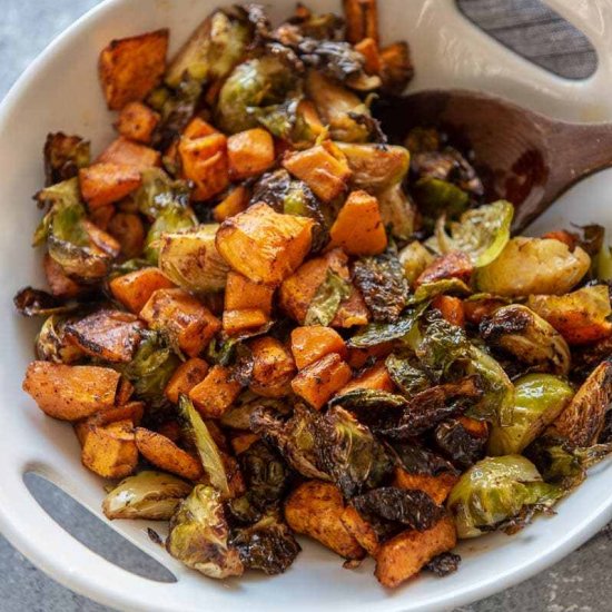 Sweet Potatoes & Brussels Sprouts