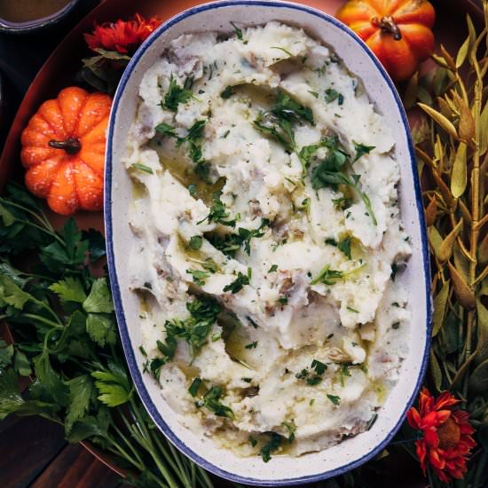 Rustic Herb Mashed Potatoes