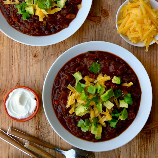 The Best Vegetarian Chili