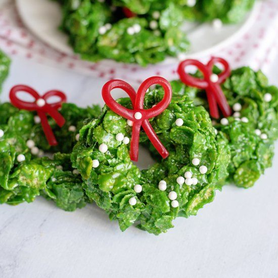 Christmas Cornflake Wreaths