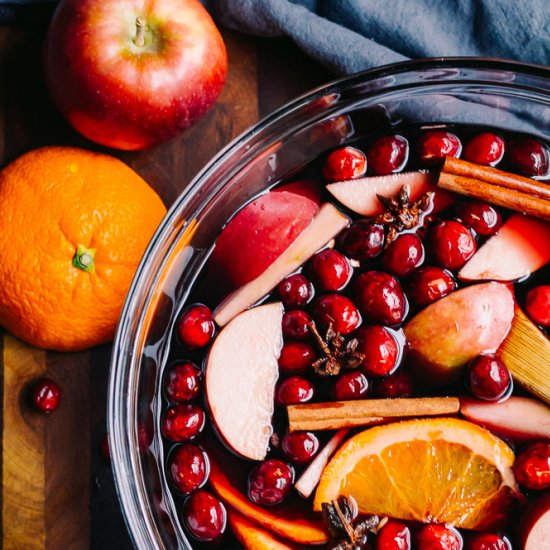 Fall Harvest Whiskey Sangria