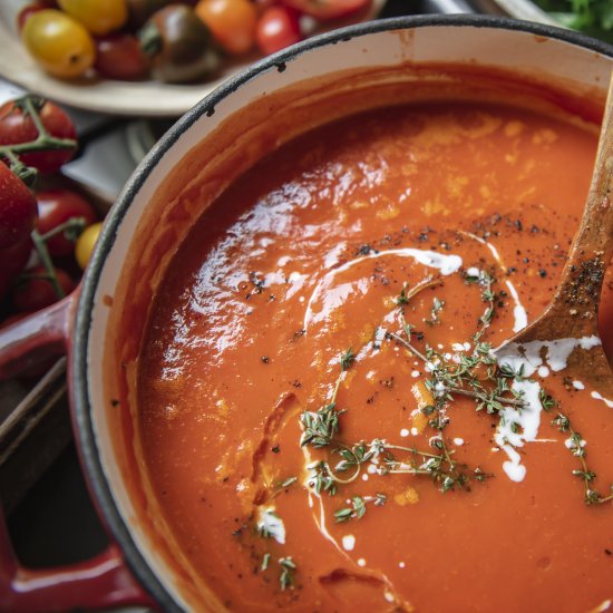 Roasted Bell Pepper Soup