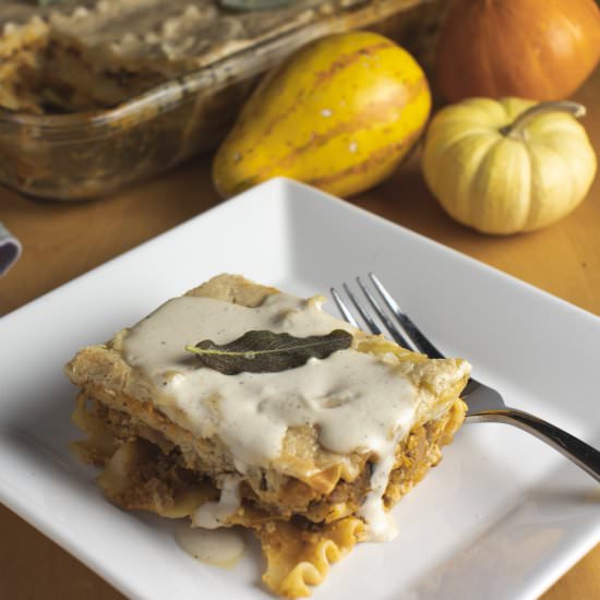 Vegan Pumpkin Lasagna