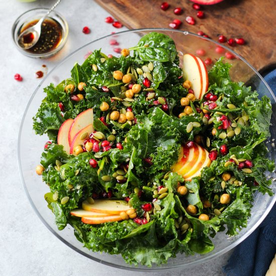 Kale Pomegranate Salad