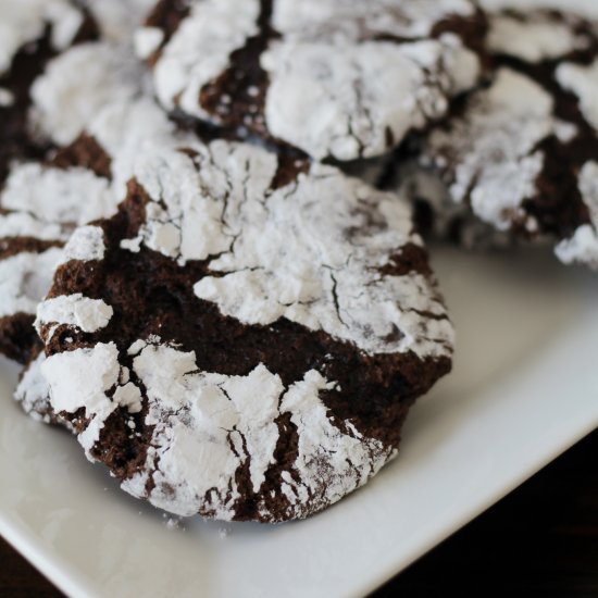 Chocolate Crinkle Cookies