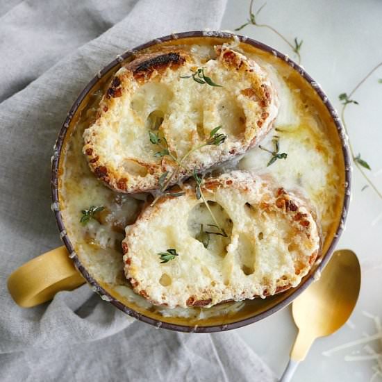 Vegetarian French Onion Soup