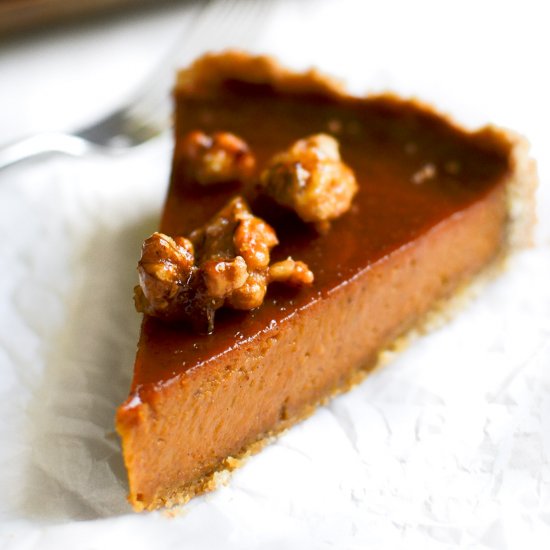 Pumpkin Caramel Tart